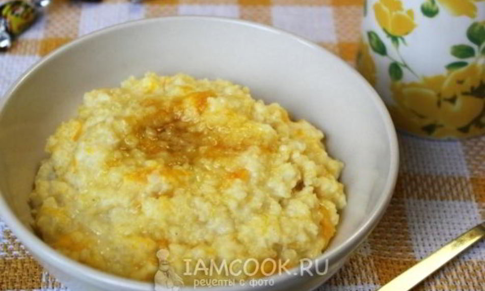 Рецепт пшенной каши с тыквой и медом