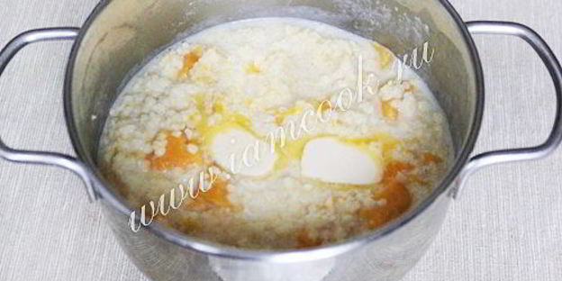 пшенная каша с тыквой и медом