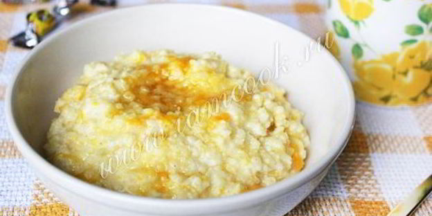 пшенная каша с тыквой и медом