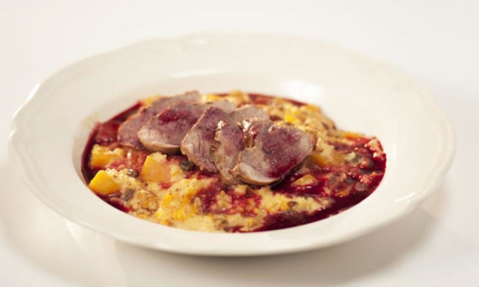 Рецепт пшенной каши с тыквой и утиной грудкой