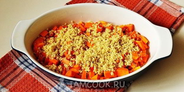 пшенная каша с тыквой в духовке