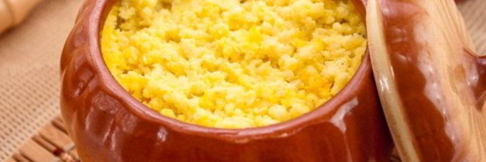 Пшенная каша с тыквой в горшочке