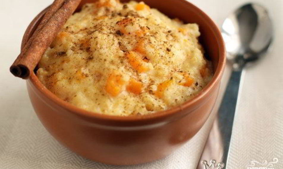 Рецепт пшенной каши с яблоками
