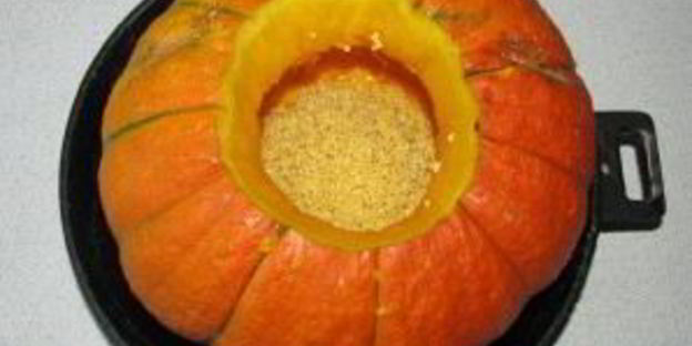 пшенная каша в тыкве