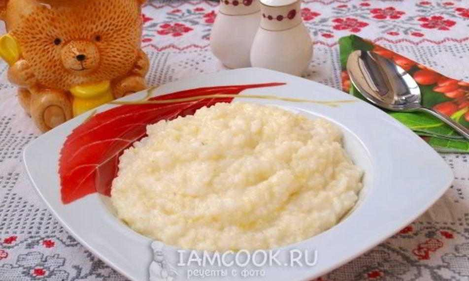 Рецепт рисова-пшенной каша на молоке