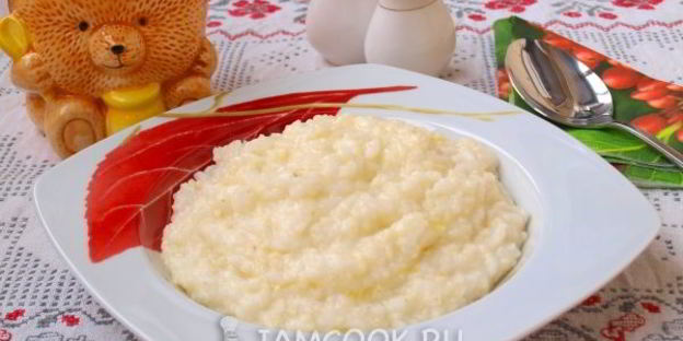 рисово-пшенная каша на молоке