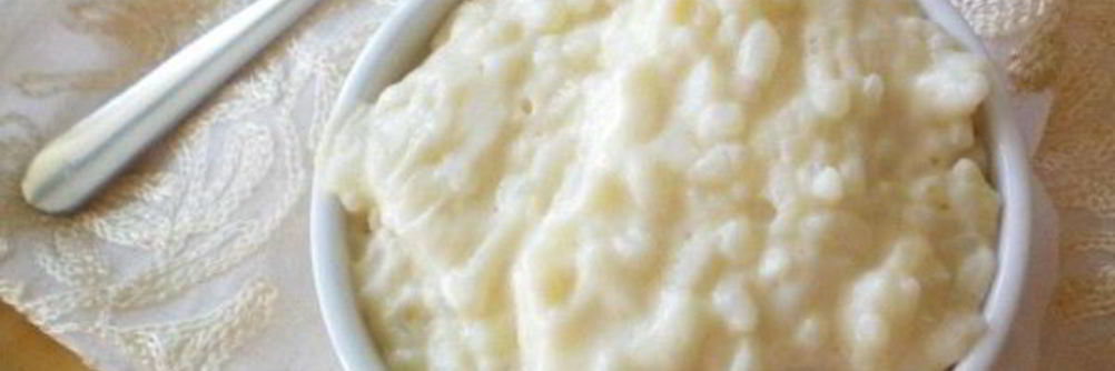 Молочная рисовая каша в мультиварке