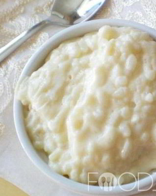 Молочная рисовая каша в мультиварке