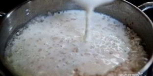 рисовая каша молочная