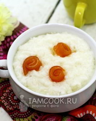 Рисовая каша на молоке в мультиварке