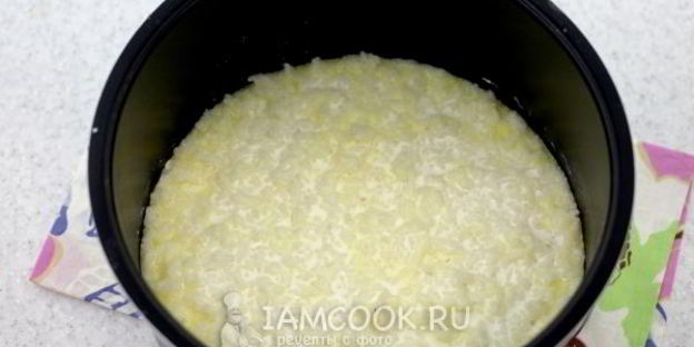 рисовая каша на молоке в мультиварке