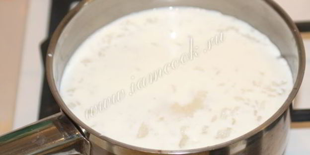 рисовая каша на молоке