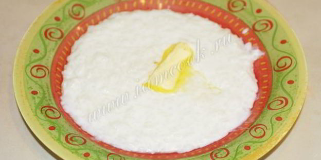 рисовая каша на молоке