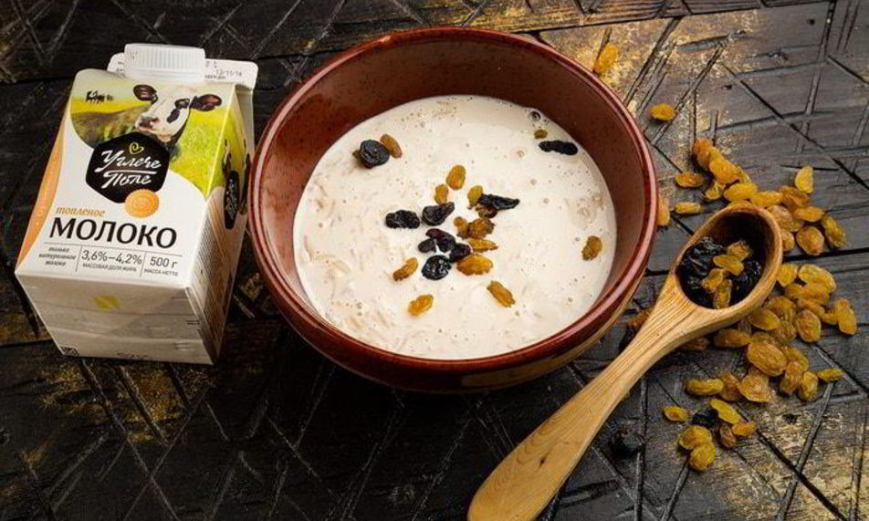 Рецепт рисовой каши на топленом молоке