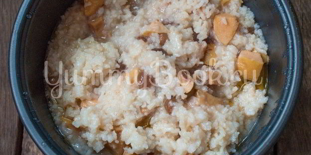 рисовая каша с айвой в мультиварке