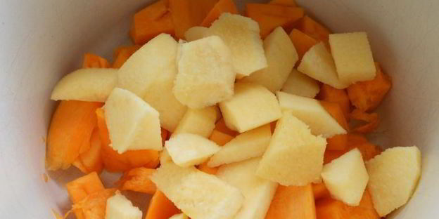 рисовая каша с айвой в тыкве