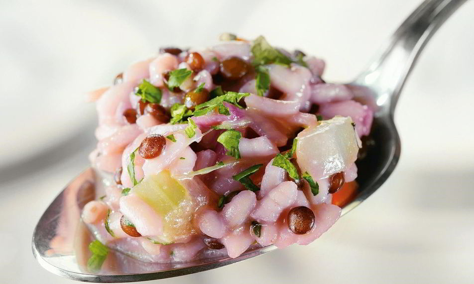 Рецепт рисовой каши с черной чечевицей