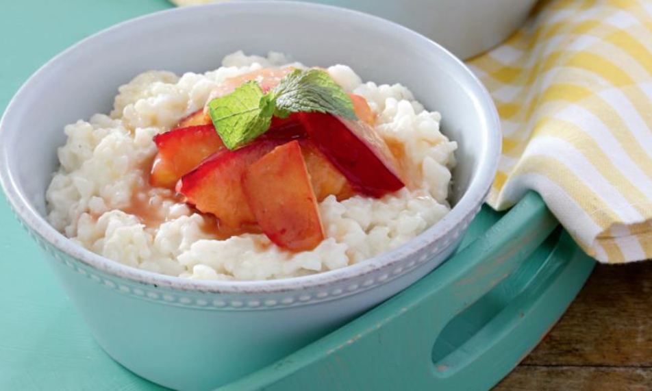 Рецепт рисовой каши с фруктами