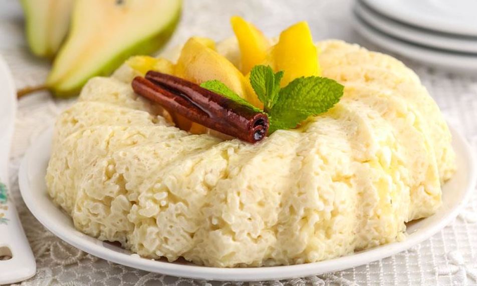 Рецепт рисовой каши с грушами