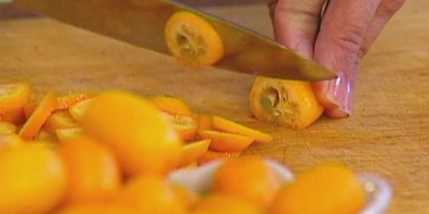 рисовая каша с карамелизированным кумкватом