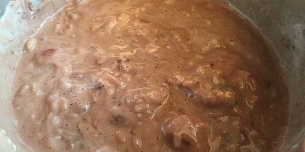 рисовая каша с клубникой и шоколадом