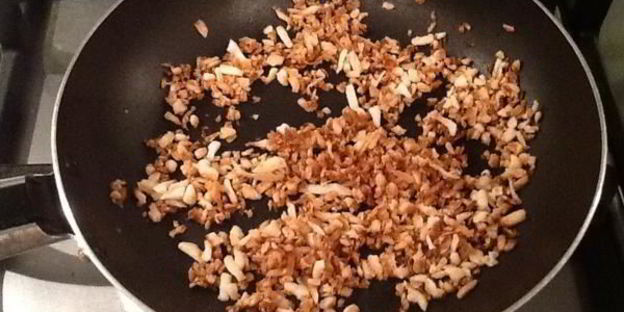 рисовая каша с кокосовой стружкой