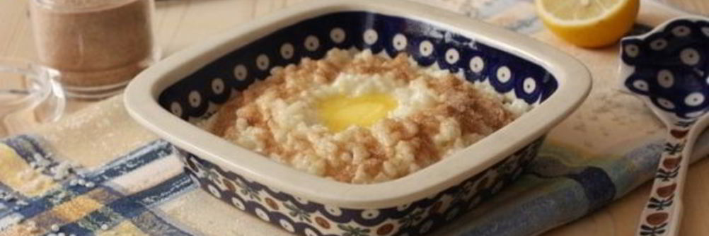 Рисовая каша с корицей