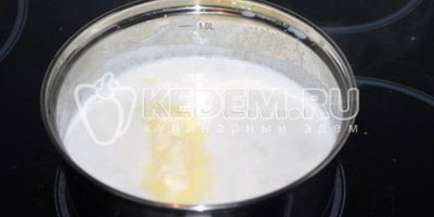 рисовая каша с персиком