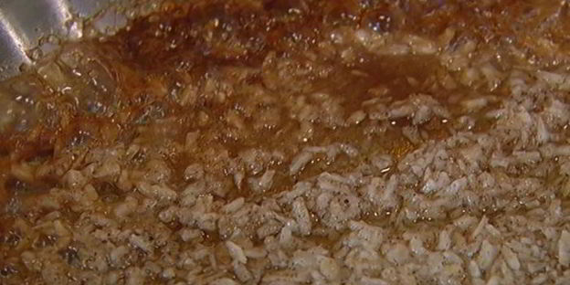 рисовая каша с шоколадом и кокосовой карамелью