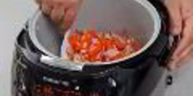 рисовая каша с тыквой и беконом в мультиварке