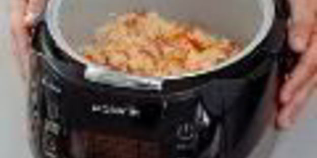 рисовая каша с тыквой и беконом в мультиварке