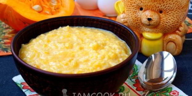 рисовая каша с тыквой на молоке