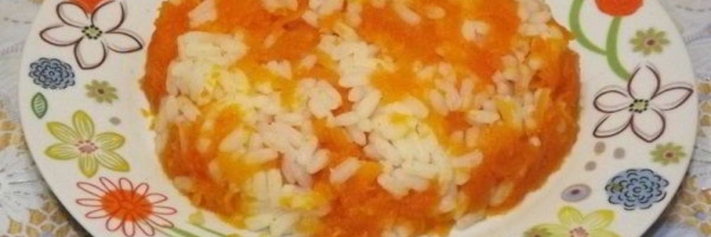 Рисовая каша с тыквой на воде