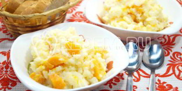 рисовая каша с тыквой