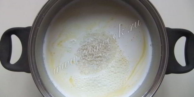 рисовая каша с вишневым киселем