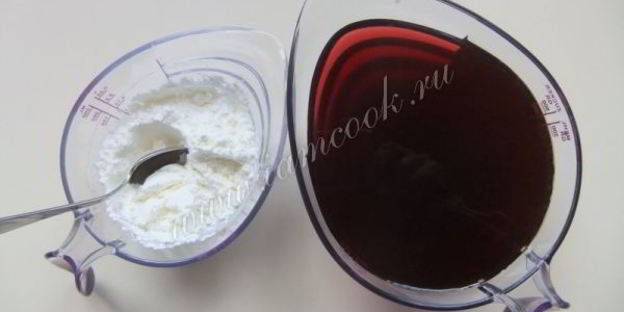 рисовая каша с вишневым киселем