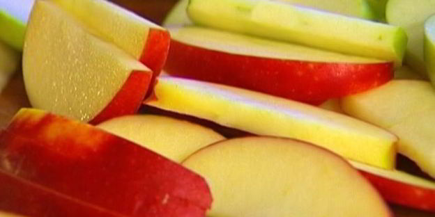 рисовая каша с яблоками, медом и корицей