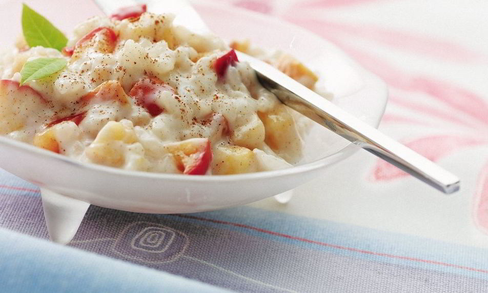 Рецепт рисовой каши с яблоками