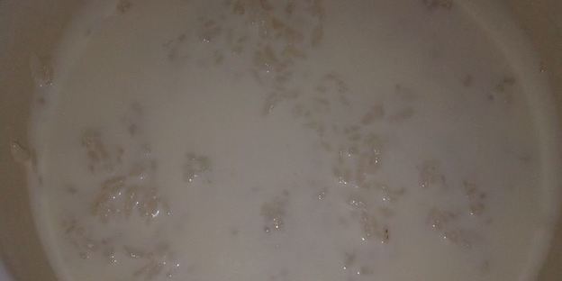 рисовая каша с запеченными фруктами