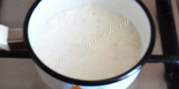 рисовая каша с жимолостью