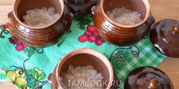 рисовая каша в горшочке