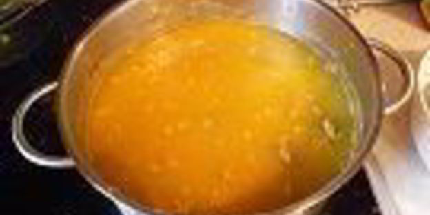 русская полевая рисовая каша с мясом