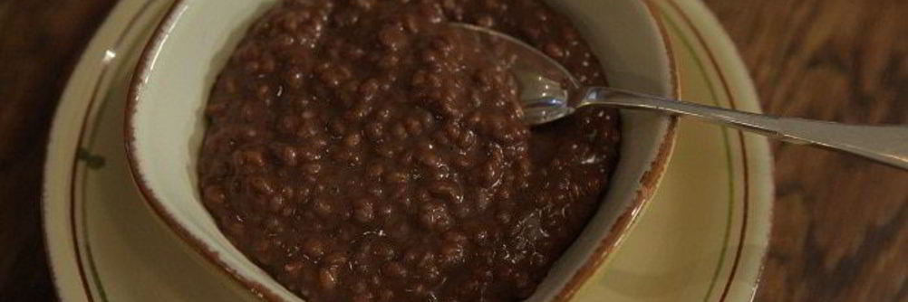 Шоколадная рисовая каша