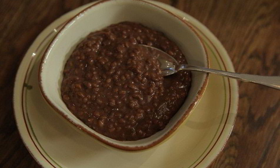 Рецепт шоколадной рисовой каши