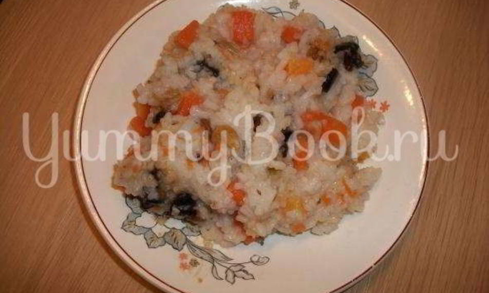 Рецепт сладкой рисовой каши с тыквой