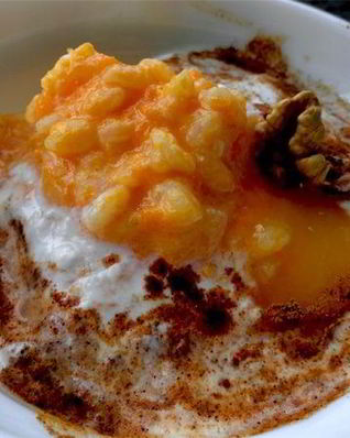 Тыквенная каша с кокосовой ноткой *дебют*