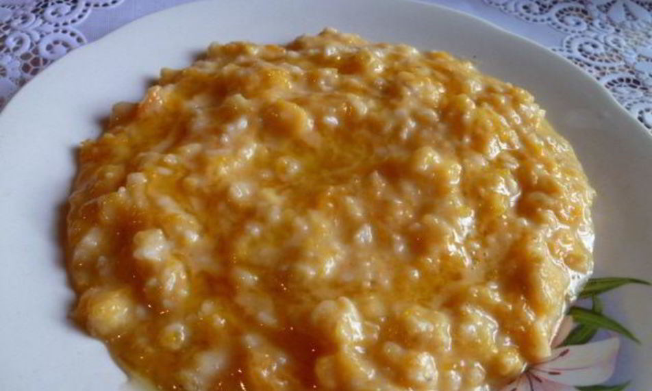 Рецепт тыквенной каши с овсянкой