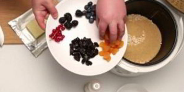 вкусная каша с сухофруктами