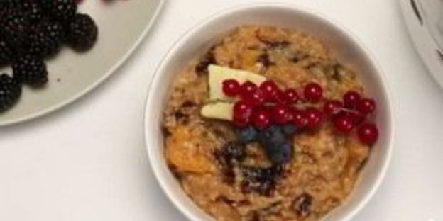 вкусная каша с сухофруктами