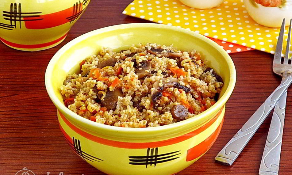 Рецепт ячневой каши с грибами в пароварке